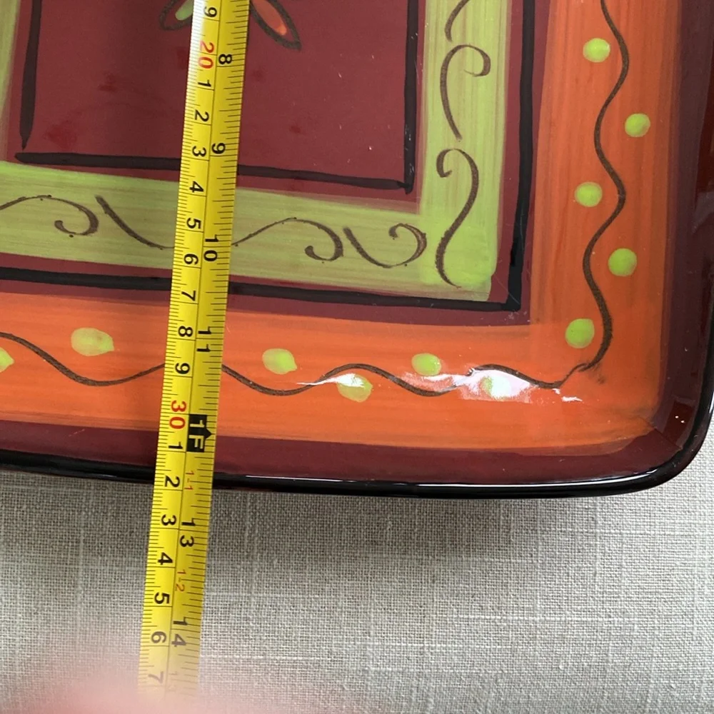 Crate&Barrel Sardinia square Platter
